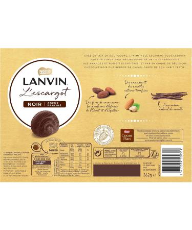 Lanvin Snail Dark Chocolate 365 g - Buy Online on GoSupps.com