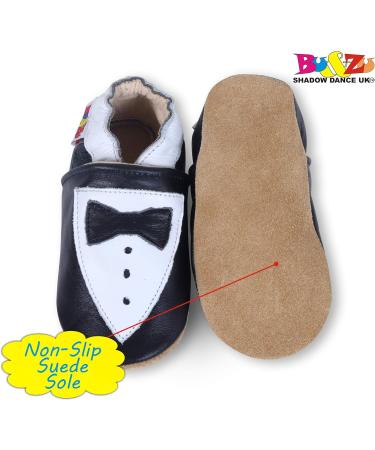 Shadow Dance UK Baby Shoes | Soft Sole Toddler Shoes for Boys & Girls | Leather Winter Booties 18-24 Months - Bowtiebaby - Buy Online on GoSupps.com