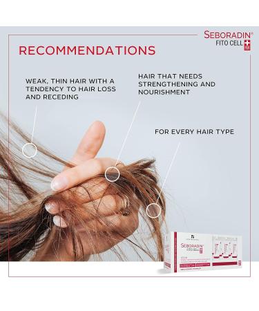 Seboradin Hair Loss & Regrowing Serum with Swiss Stem Cell Technology - Phytocelltec for Men & Women - 15 Tubes x 6g - Effective Hair Growth Treatment - Buy Online on GoSupps.com