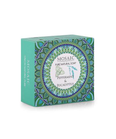 Anatolia Daphne Mosaic Natural Shampoo Bar Soap Set - Vegan & Organic | Cold Pressed Hand & Body Soap for Men | Moisturizing Gift - 4.0 oz (PREMIUM 2) - Buy Online on GoSupps.com