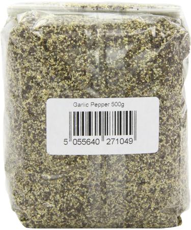 JustIngredients Essential Garlic/Pepper 500 g Pack of 2 - Buy Online on GoSupps.com