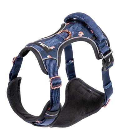 Freudentier breathable dog harness - comfortably padded - Let s get foxy collection - 100% firm seat - anti -drawing breast dishes for large medium -sized and small dogs (s) - Buy Online on GoSupps.com