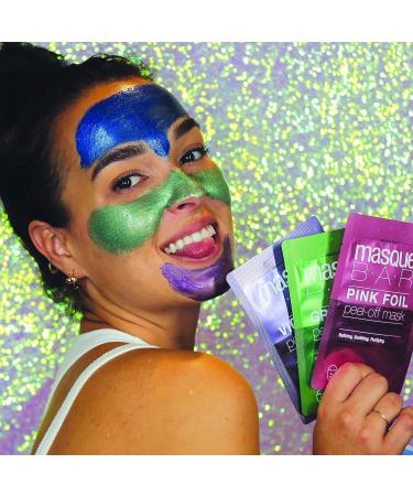 masque BAR Blue Foil Peel Off Mask 6 Count - Deep Cleansing and Hydrating Formula - Buy Online on GoSupps.com