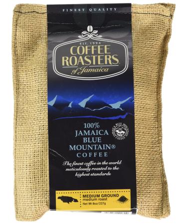 Blue Mountain Coffee 100% Jamaica Roasted and Ground (227g bag) - Buy Online on GoSupps.com