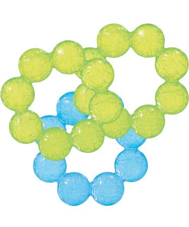 Infantino 3-Pack Water Teethers - 2 Lime + 1 Blue Set