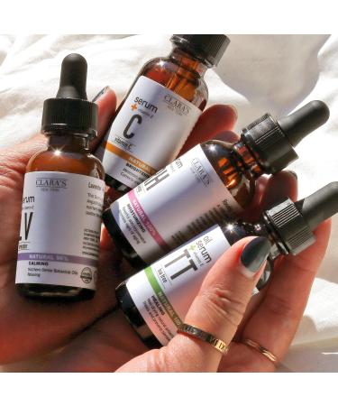 Clara's New York Brightening Vitamin C Facial Serum with Vitamin E Oil Improves Uneven Skin Tone Softens and Brightens the Skin Suitable For All Skin Types 30ml - Buy Online on GoSupps.com