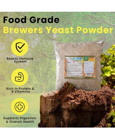 Food PURA Brewers Yeast Powder 5KG - use with Horses Ponies Vitamin B E & H for Pets and Animals - For Healthy Skin and Coats - also Human FOOD Grade! - Buy Online on GoSupps.com
