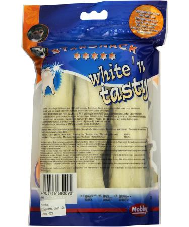 Nobby 3-Piece White Chew Roller for Dogs | Durable 15 cm Toys | International Shipping - Buy Online on GoSupps.com