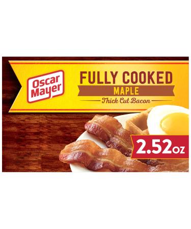 Oscar Mayer Maple Fully Cooked Thick Cut Bacon (2.52 oz Package)
