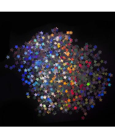 Laza Laser Holographic Star Glitter False Nail Sequins - 10g Jars for Party Decoration & DIY Crafts | Premium Nail Art & Body Bling - Buy Online on GoSupps.com