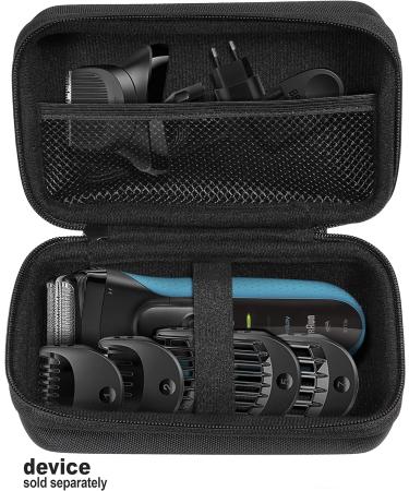 Casesack Organizer Case for Brown Electric Shapers - Fits Series 3 5 & 7 | Travel Storage for Razors Heads Combs Brushes Oil & Accessories - Buy Online on GoSupps.com
