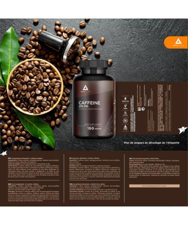 Bodyathon - Caffeine Tablets 200mg - 150 Tablets - Energy & Concentration - Increases Your Endurance - High Dose - Improves Your Sports Performance - Buy Online on GoSupps.com