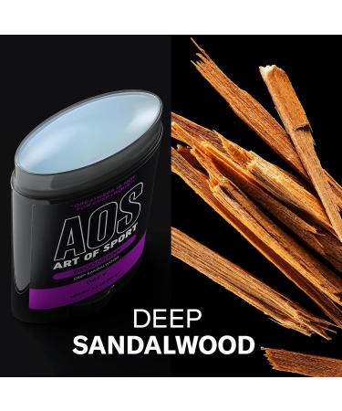 Art of Sport Men's Sandalwood Deodorant - Natural  Aluminum-Free Formula with Moisturizing Botanicals - Buy Online on GoSupps.com