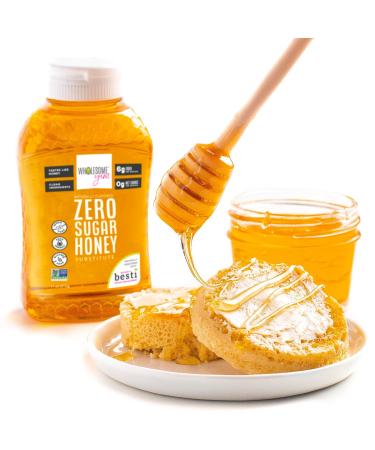 Wholesome Yum Zero Sugar Honey Substitute - Keto Friendly with Monk Fruit & Allulose | 11 oz Bottle - Buy Online on GoSupps.com