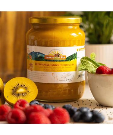 Beekeeping Track Energy Mix with Honey - 1kg Mountain Blossom Honey Propolis Bee Bread & Royal Jelly | Natural Power Booster - Buy Online on GoSupps.com