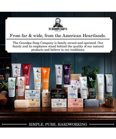 Pine Tar Bar Soap by The Grandpa Soap Company | Vegan 3-in-1 Wonder Soap for Cleansing, Deodorizing, and Moisturizing | 3.25 Oz - Buy Online on GoSupps.com