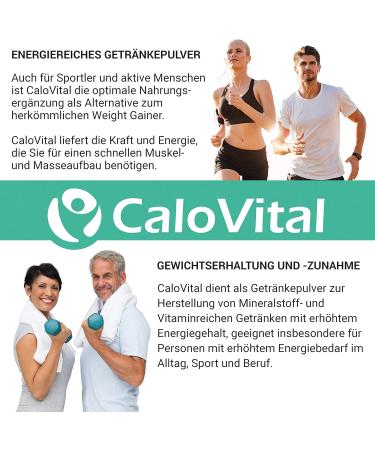 high calorie drinking food for weight gain carbohydrates and proteins such as caloriehake high dose with many vitamins CaloVital premium quality from Germany tasteless 500 g - Buy Online on GoSupps.com
