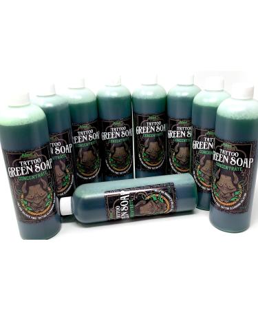 Tattoo INKgrafiX Piercing Aloe Green Soap Concentrated Liquid 0.5 L for 5 Litres Green Soap Tattoo Care / Cleaning INKgrafiX Germany Professional Studio IG42248 Vegan - Buy Online on GoSupps.com
