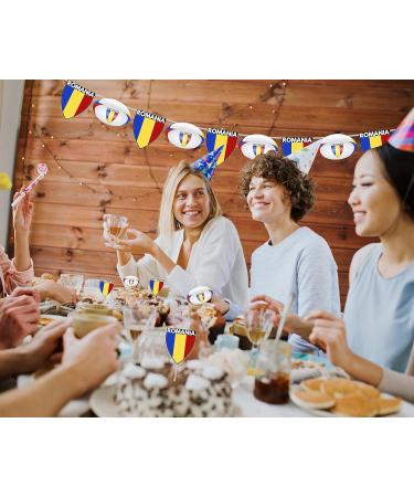 Romania Flag Rugby Ball Food & Cupcake Picks Toppers Party Decorations (14 Pack) - Buy Online on GoSupps.com