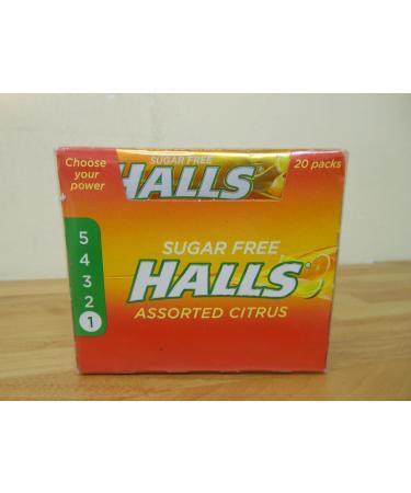HALLS CITRUS SUGAR FREE - Buy Online on GoSupps.com