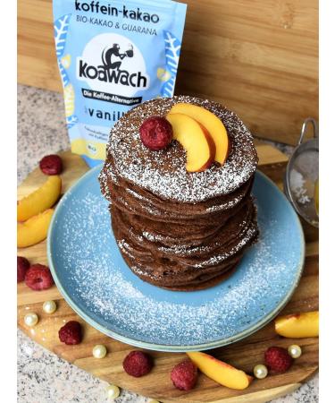 Koawach Vanilla Cocoa Powder - Vegan Hot Chocolate Drink (500g) | Low Sugar Fairtrade Energy Boosting Perfect for Baking - Buy Online on GoSupps.com