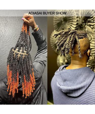 ADIASAI 0.4cm 100% Human Hair Loc Extensions 8 Inch - Handmade Dreadlock Extensions for Men Women Kids - Can Be Dyed and Bleached - Natural Black - 60 Locs - Buy Online on GoSupps.com