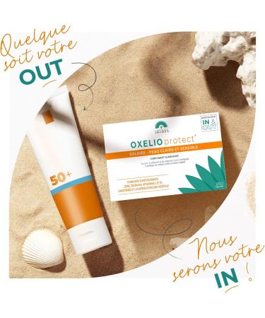 OXELIO PROTECT 60 Capsules | Sun | Light Sensitive Reactive Skin | Prepare for Sun Exposure and Enhance Summer | Natural Carotenoids Vitamins and Minerals | JALDES LABORATORY - Buy Online on GoSupps.com