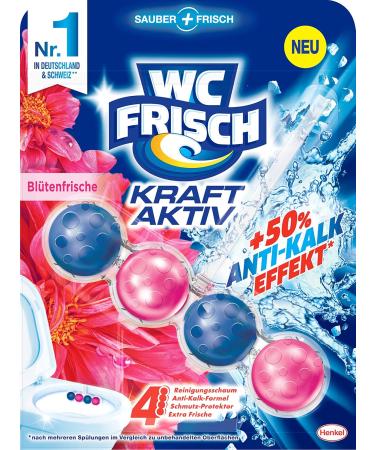 Toilet Fresh Power Active Blossom Toilet Cleaner - 10 Pack | 50% More Shine & Freshness for International Shipping - Buy Online on GoSupps.com