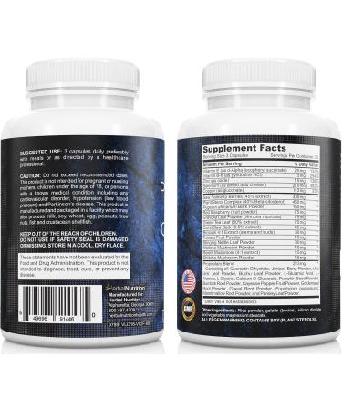Prostate Health Supplement for Men A Complex with Saw Palmetto Multi-Ingredient Formula, 30 Synergistic Vitamins & Herbs to Support Prostate and Urinary Tract Health, Two Bottle Pack 40 Day Supply! - Buy Online on GoSupps.com