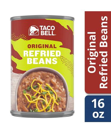 Taco Bell Fat Free Refried Beans - 16oz Can | Buy Online - Buy Online on GoSupps.com