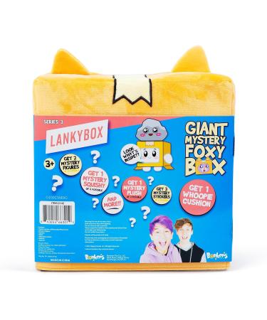 LankyBox Giant Foxy Mystery Box - 10 Exciting Toys & Official Merch - Buy Online on GoSupps.com