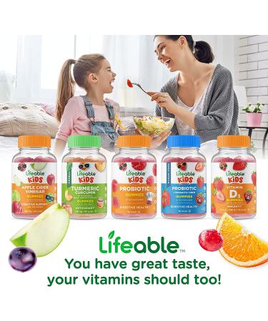 VitaWorks Sugar Free Prebiotics Fiber for Kids - 4g Gummy Supplement - Gut & Digestive Health - 90 Gummies - Buy Online on GoSupps.com