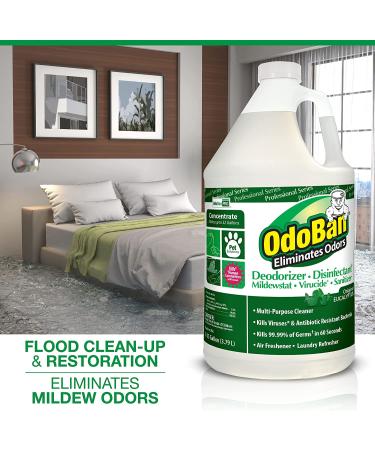 OdoBan Professional 1 Gal Eucalyptus Odor Eliminator & 1 Gal BioLaundry Enzyme Detergent - 2 Pack - Buy Online on GoSupps.com