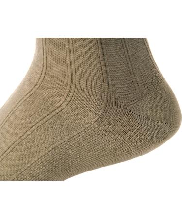 JOBST forMen Casual Knee High Compression Socks - 20-30 mmHg - Khaki Large - Men's Compression Socks - Buy Online on GoSupps.com