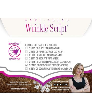 Nurse Hatty Silicone Skincare Crow's Feet Eye Pads 5 Pairs - Buy Online on GoSupps.com