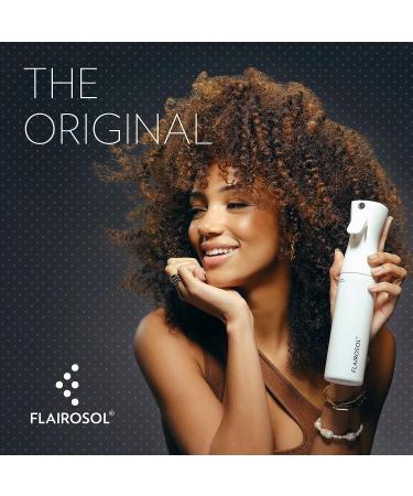 Flairosol 10 oz White Spray Bottle - Ultra Fine Mist for Hair, Face, Tanning & More | Patented Technology, Trusted by Professionals - Buy Online on GoSupps.com