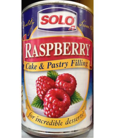 Solo Cake/Pastry Filling Raspberry, 12 oz X 2 cans
