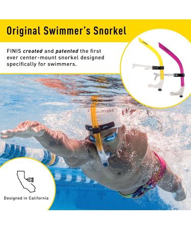 FINIS Swimmer's Snorkel Pink - Best Quality Snorkel for Enhanced Swimming Performance - Buy Online on GoSupps.com