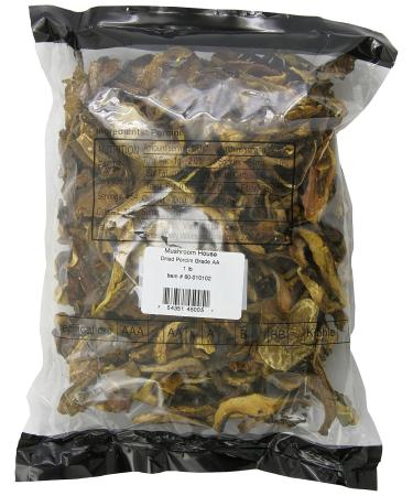 Mushroom House Dried Porcini Mushrooms Grade AA - 1 Pound | Premium Quality International Shipping Available - Buy Online on GoSupps.com
