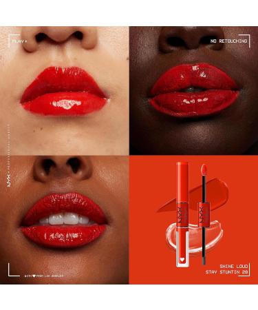 NYX Lip Gloss - High Pigment, Long Lasting, No Transfer, Stay Stuntin - 28 - Buy Online on GoSupps.com