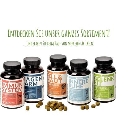 Sniffing Fans Inner Peace: Calming Dietary Supplements for Dogs | Anti-Stress & Serenity 150g (Approx. 180 Pieces) - Buy Online on GoSupps.com