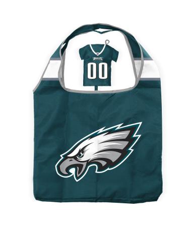 Duck House NFL Bag in Pouch | Reusable Polyester Shopping Grocery Bags | Heavy Duty | Foldable | Lightweight Philadelphia Eagles 1 Piece