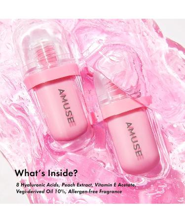 Amuse JEL-FIT TINT 12-Hour Lasting Vegan Lip Stain in Rose Milk Shade - Travel Size - Buy Online on GoSupps.com