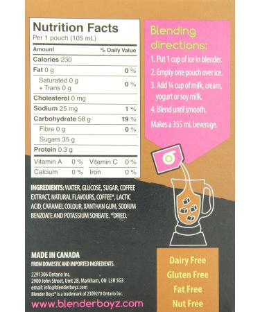 Blender Boyz Drink Iced Cappuccino Original 4-Count 420ml Original 4 Count (Pack of 1) - Buy Online on GoSupps.com