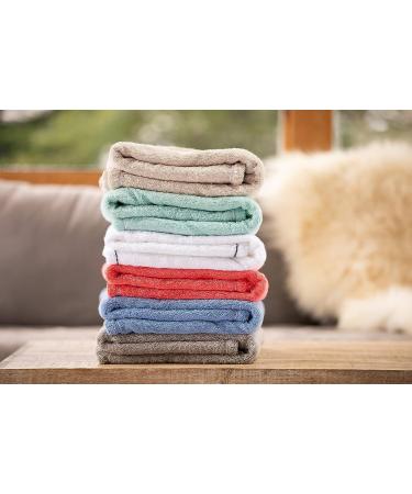 Poyet Motte Made In France French Terry Cloth Bath Sheet - Blue | High-Quality Absorbent Towel - Buy Online on GoSupps.com