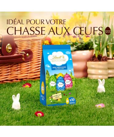 Lindt - Sachet de Mini-Moulages UFS A CACHER - Chocolat au Lait - Id al pour P ques 120g ufs creux 120g - Buy Online on GoSupps.com