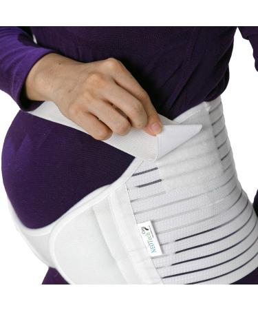 Buy NEOtech Care Maternity Belt - Pregnancy Support for Waist Back and Abdomen - Comfortable Belly Brace (White Size M) | International Shipping Available - Buy Online on GoSupps.com