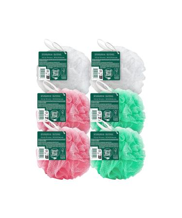 EcoTools Exfoliating EcoPouf - Eco-Friendly Shower Loofah Dead Skin Remover Cruelty-Free Bath Accessory 6 Count - Buy Online on GoSupps.com