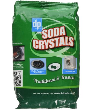 Dri Pak Soda Crystal 1kg (Pack of 3) - All-Purpose Cleaning Crystals | Multi-Purpose Cleaner for Home and Kitchen | Removes Stains Grease and Grime Effectively 1.00 kg (Pack of 3) - Buy Online on GoSupps.com