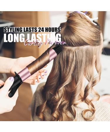 Long Barrel Curling Iron 1.25 Inch | Ceramic Curling Iron with Argan Oil & Keratin for Thin Hair | 11 Adjustable Temp & Clips Included - Buy Online on GoSupps.com